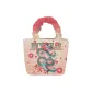 Bright Dragon Pleat Handbag