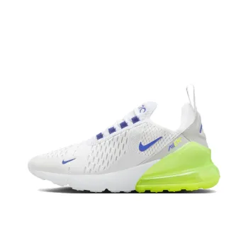 Nike Air Max 270 Anti Slip Wear Resistant Kids Lifestyle Shoes White Green Teenagers