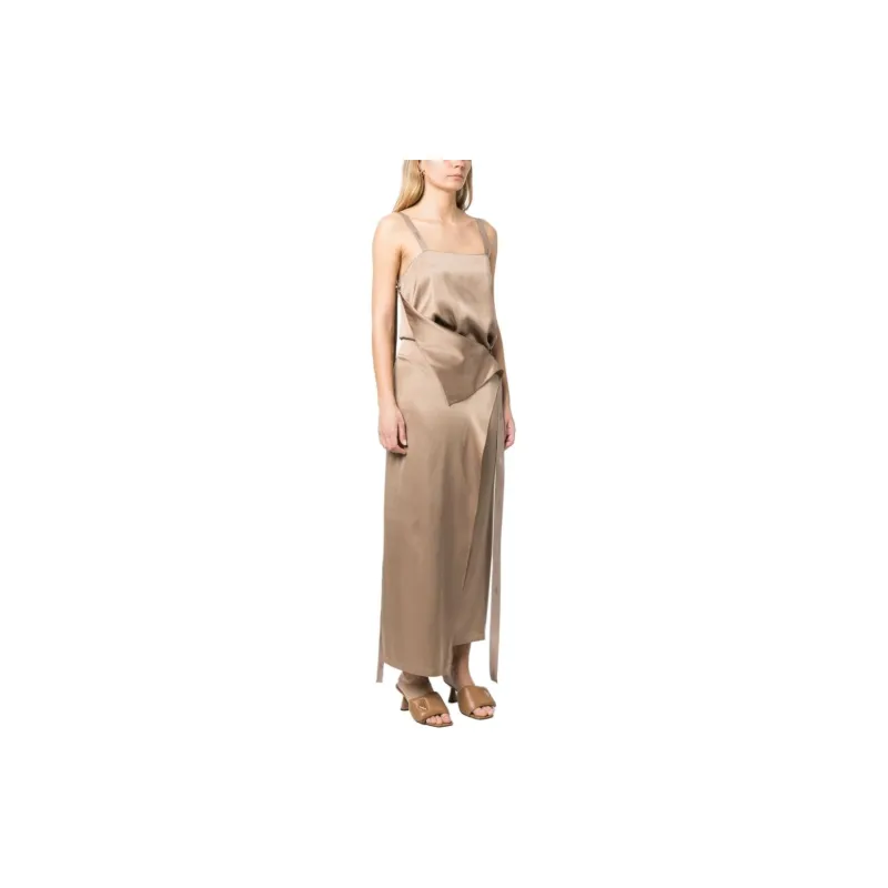 FENDI Flowing Long Sleeveless Dress-4