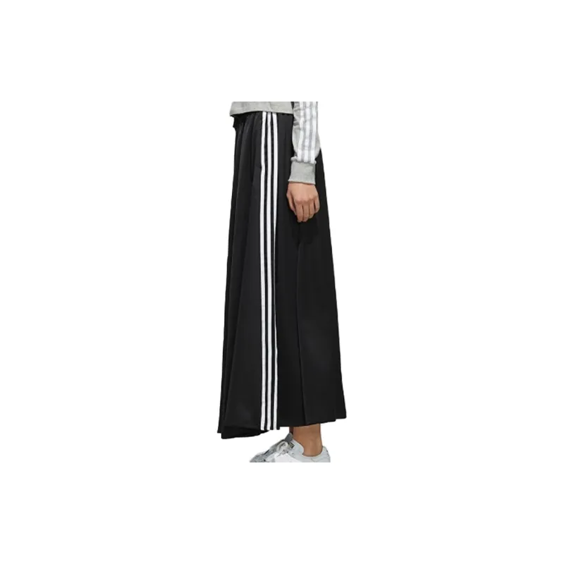 Adidas Casual Long Skirts Women's Black-3