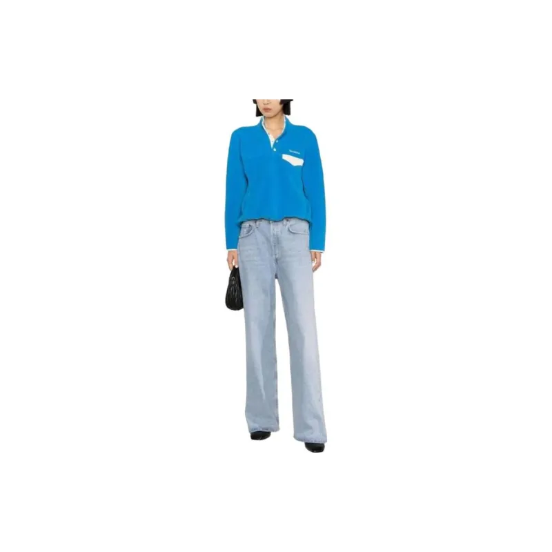 SPORTY & RICH Sweatshirts Women's Blue-1