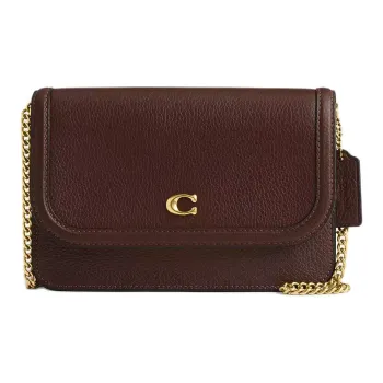 COACH Legacy Pebbled Leather Shoulder Bag, Crossbody Bag Mini Women's Maple