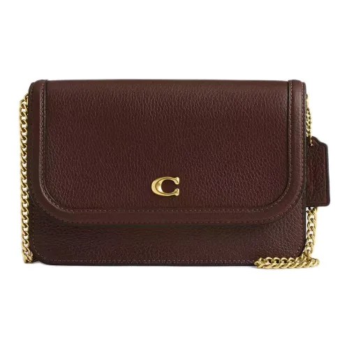 COACH Legacy Pebbled Leather Shoulder Bag, Crossbody Bag Mini Women's Maple