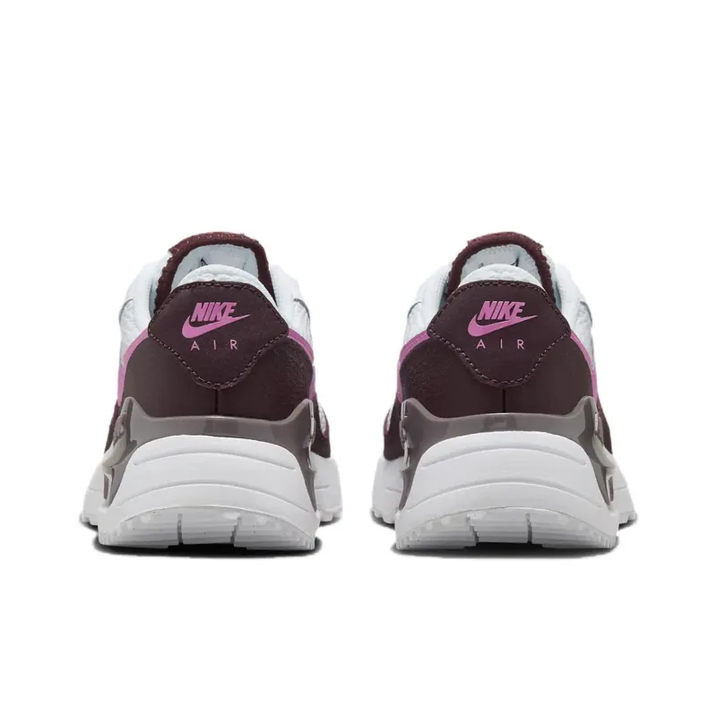 Nike Air Max SYSTM Abrasion Resistant Breathable Low Top Kids Lifestyle Shoes White Brown Teenagers-3