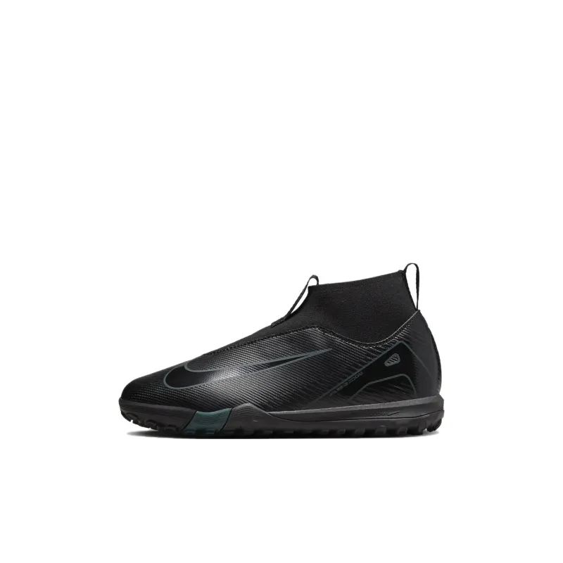 Nike Mercurial Superfly 10 Slip Resistant Cushioning High Top Kids' Soccer Shoes Black Kids'-0