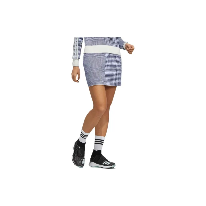 Adidas Casual Short Skirts Women's Marine Blue-4
