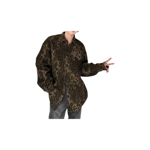 COMOWA Shirts Unisex Leopard