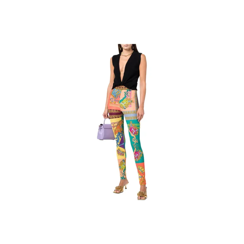 VERSACE Leggings Women's Multicolor-1