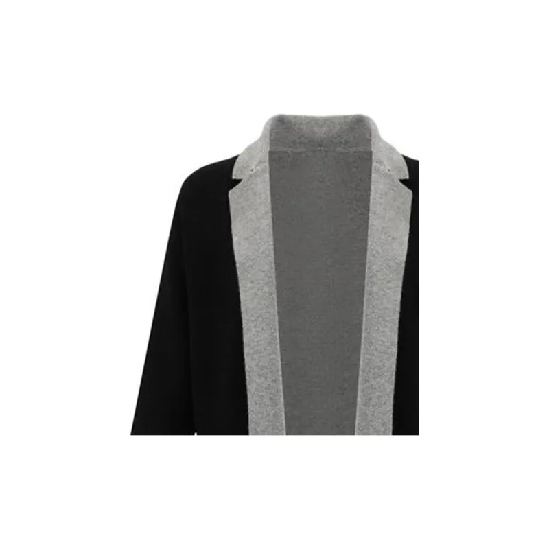 MaxMara Velvet Jackets Women's Black-3