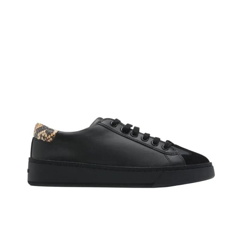 BALLY Python print Leather Sneakers-1