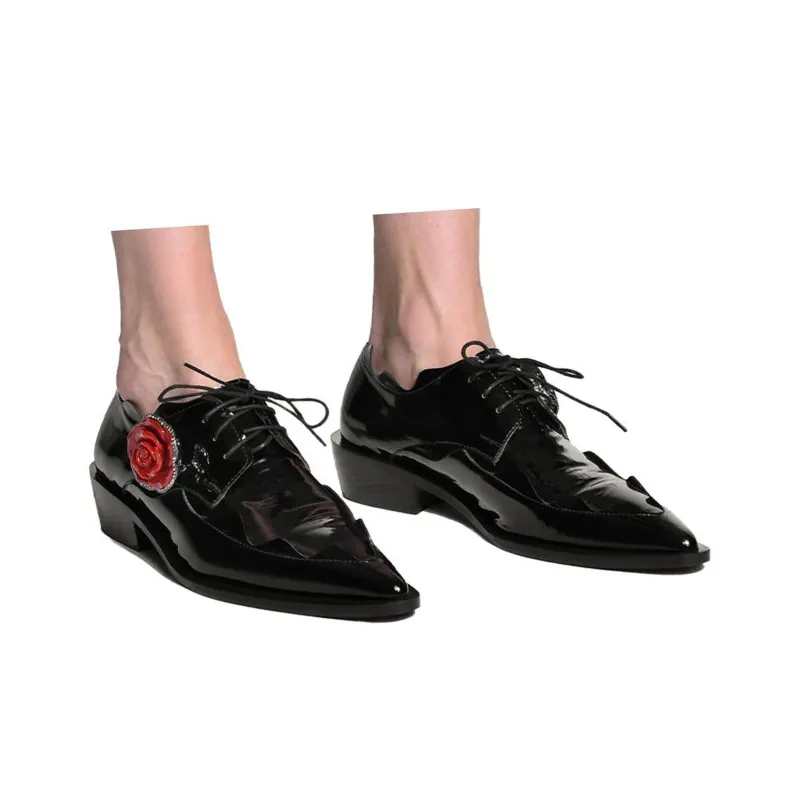 Nina Zarqua Juliet Brouges Casual Single Shoes Women's Black-1
