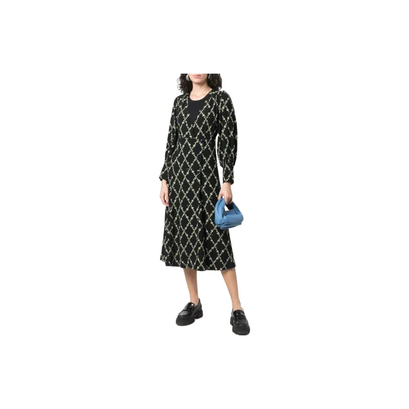 GANNI Long Sleeved Dress Women's-1