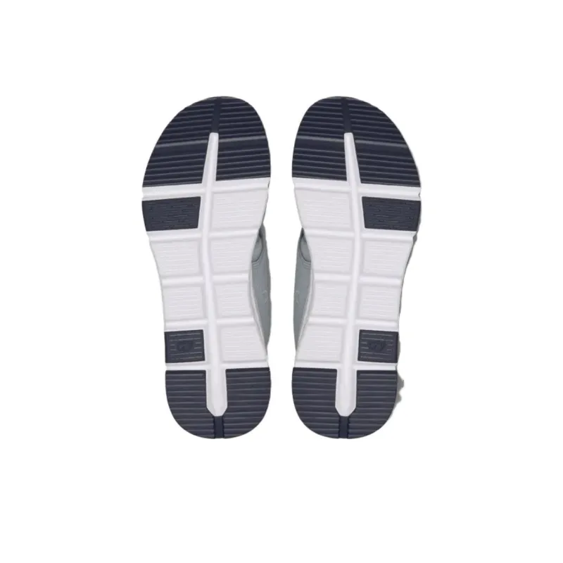 On Cloud Sky Abrasion Resistant Low Top Kids' Running Shoes Gray Green Teenagers-4