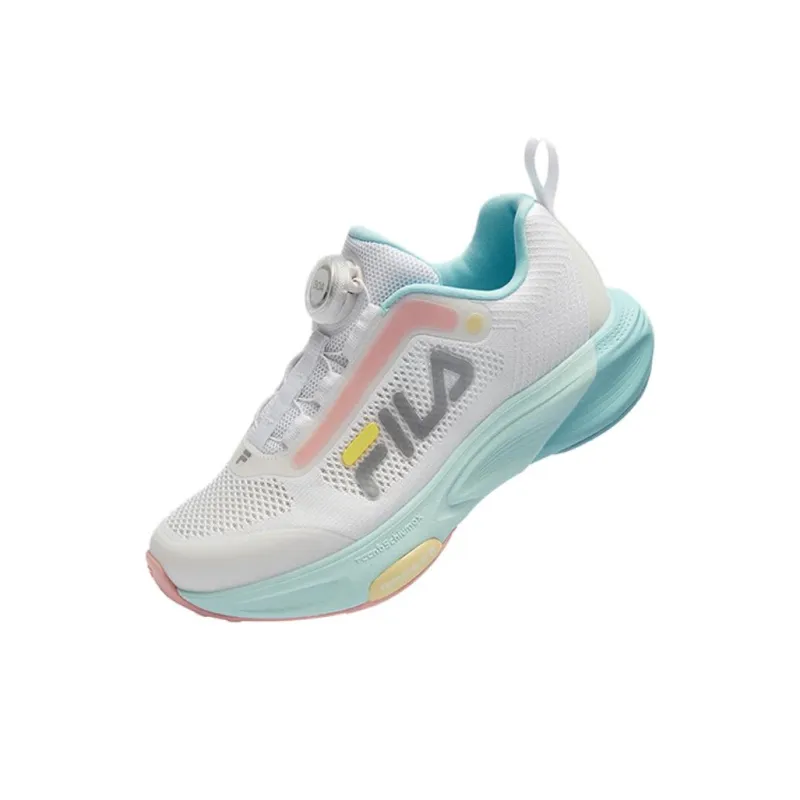 FILA KIDS BOA Slip Resistant, Abrasion Resistant, Breathable, Lightweight Kids' Training Shoes White Blue Teenagers-3