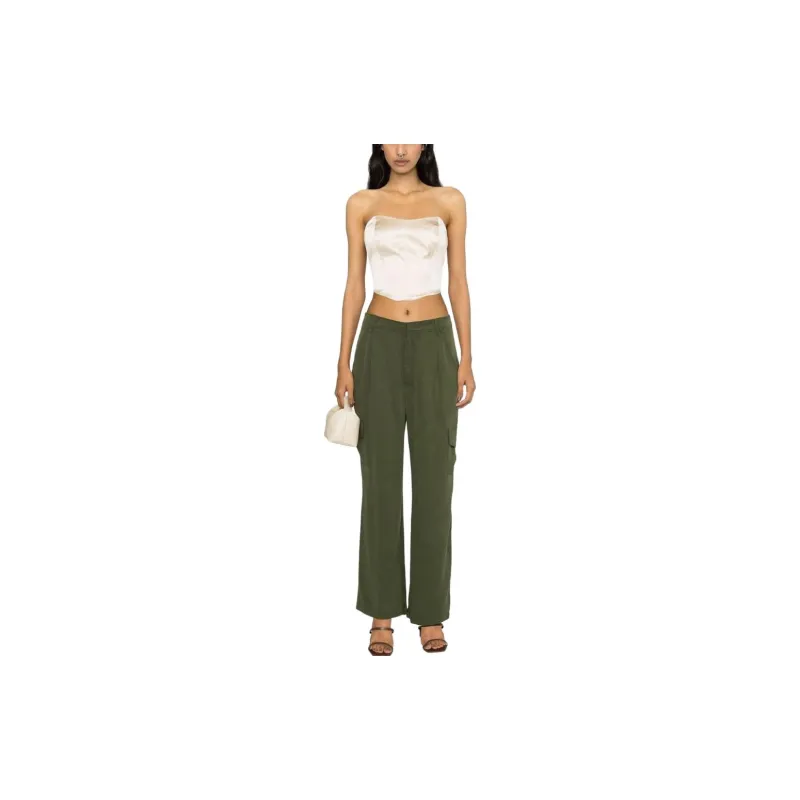 Reformation Casual Pants Women's Green-1