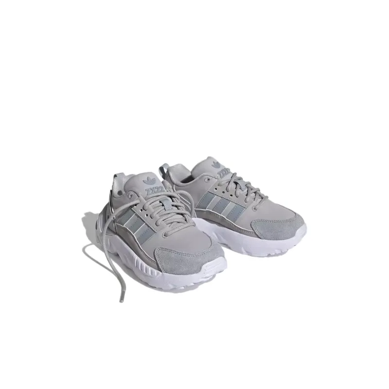 Adidas Originals ZX 22 Anti Slip Wear Resistant Kids Lifestyle Shoes Gray Kids'-2