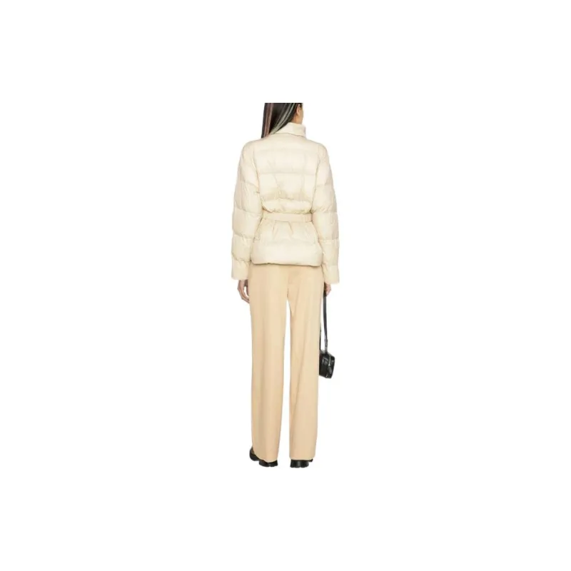 PINKO Logo Print Collar Puffer Jacket-2