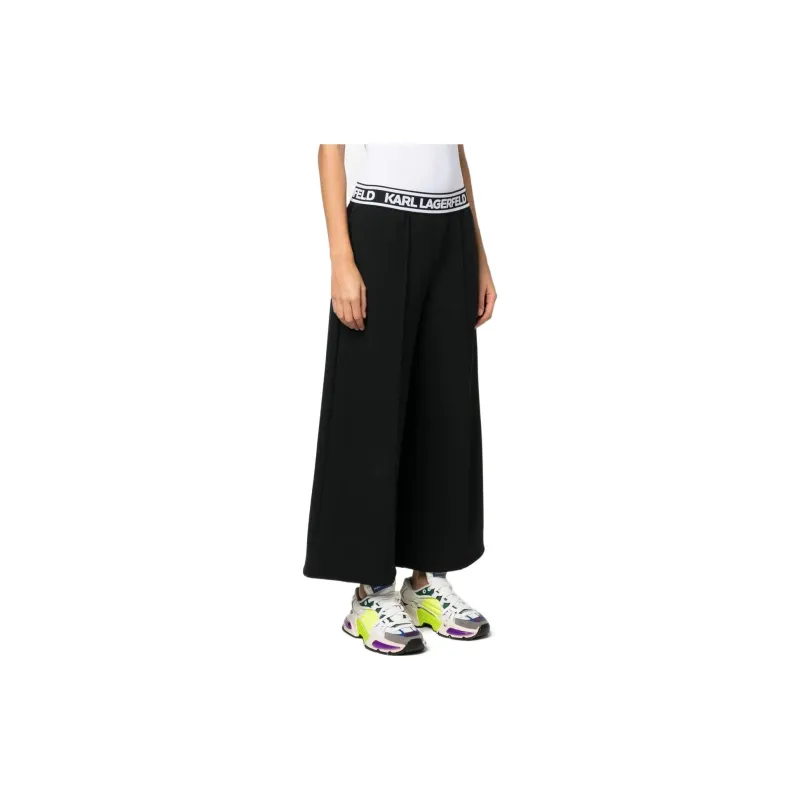 KARL LAGERFELD Logo-waistband Culottes-3