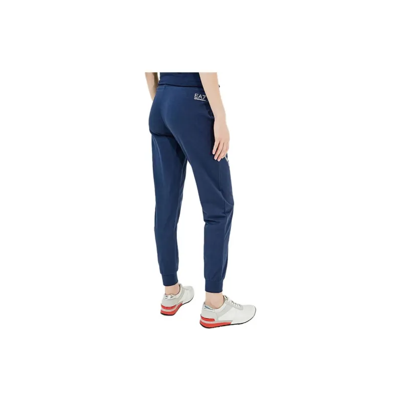 EMPORIO ARMANI EA7 FW22 Knitted Sports Pants Women's Blue-2