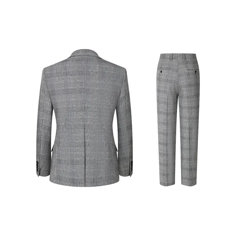 JOHNHOLLIS Business Suits Men's Gray-1