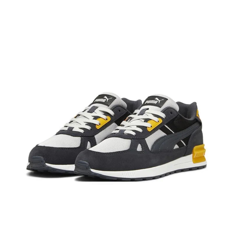 PUMA Graviton Pro Anti Slip Wear Resistant Low Top Casual Shoes Unisex Black Gray Color-2
