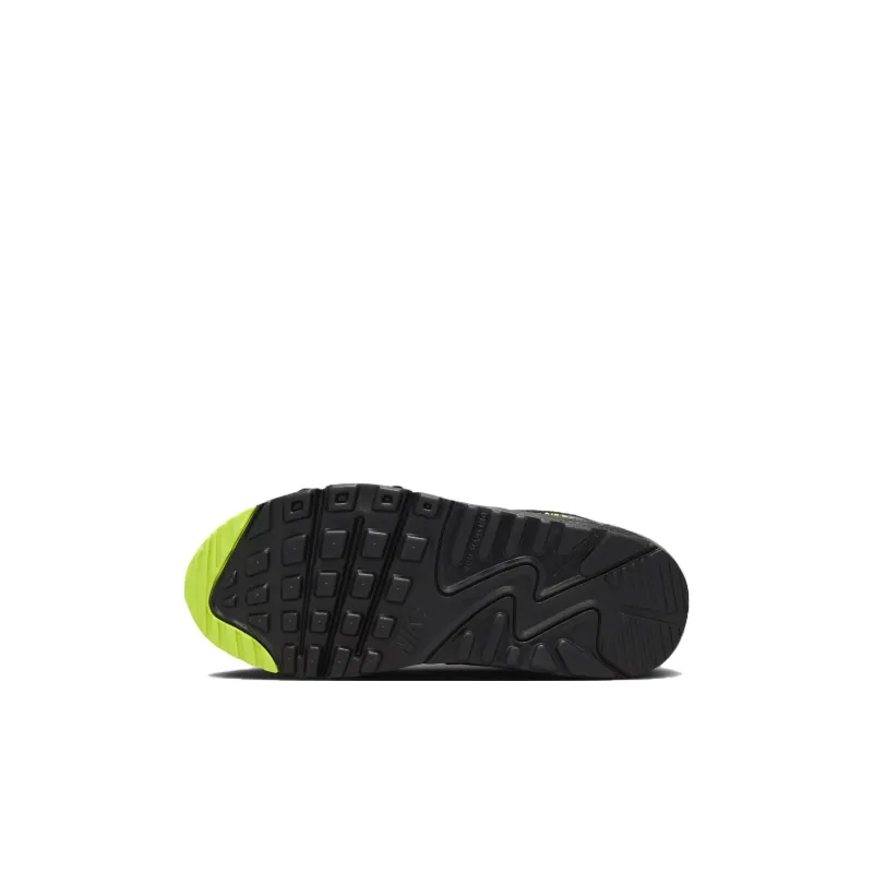 Nike Air Max 90 Anti Slip Wear Resistant Kids Lifestyle Shoes Black Gray Kids'-4
