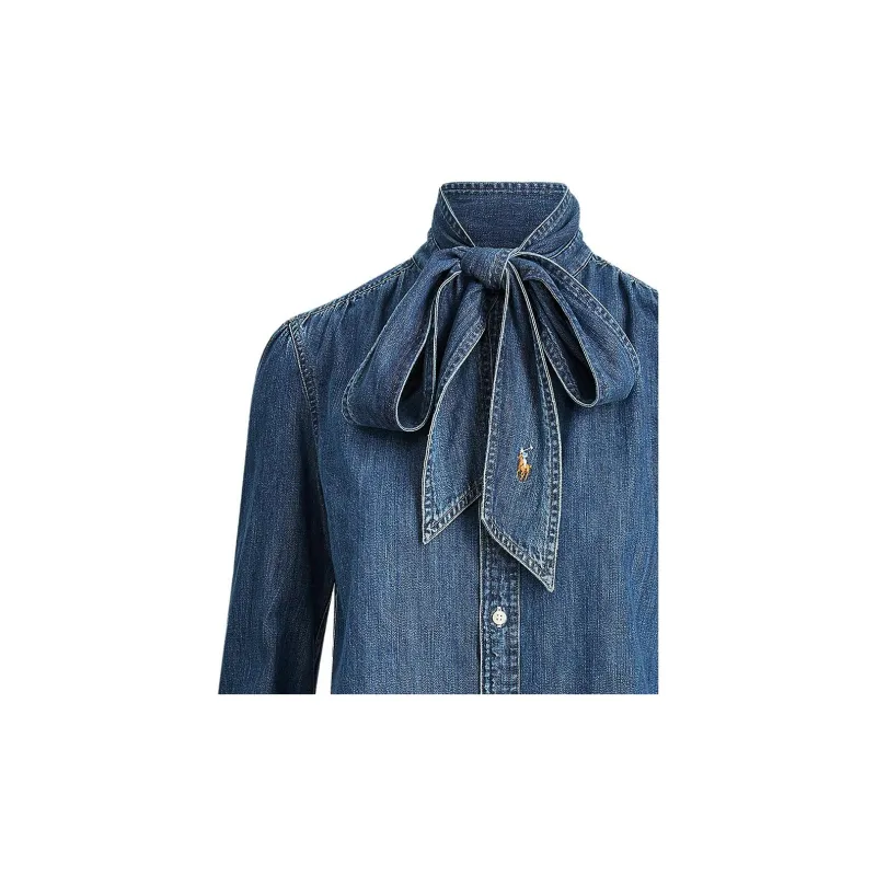 Polo Ralph Lauren Denim Jacket Women's Denim Blue-3
