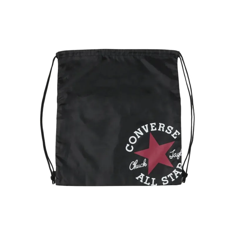 Converse Polyester Backpack Large Size Unisex Black & Red-1