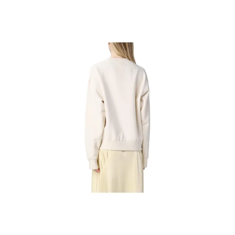 JIL SANDER + Logo Printed Crewneck Sweatshirt-4