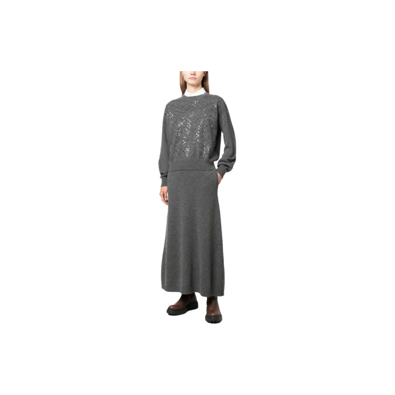 Brunello Cucinelli Sequin embellished Wool Jumper-1