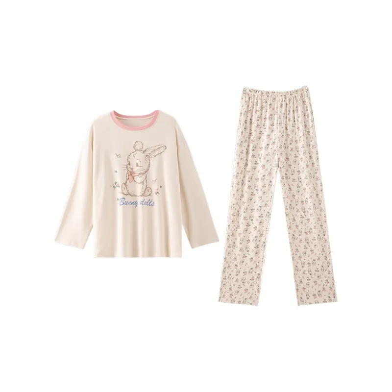 Dream Heart Pajama Set Women's Pink-0