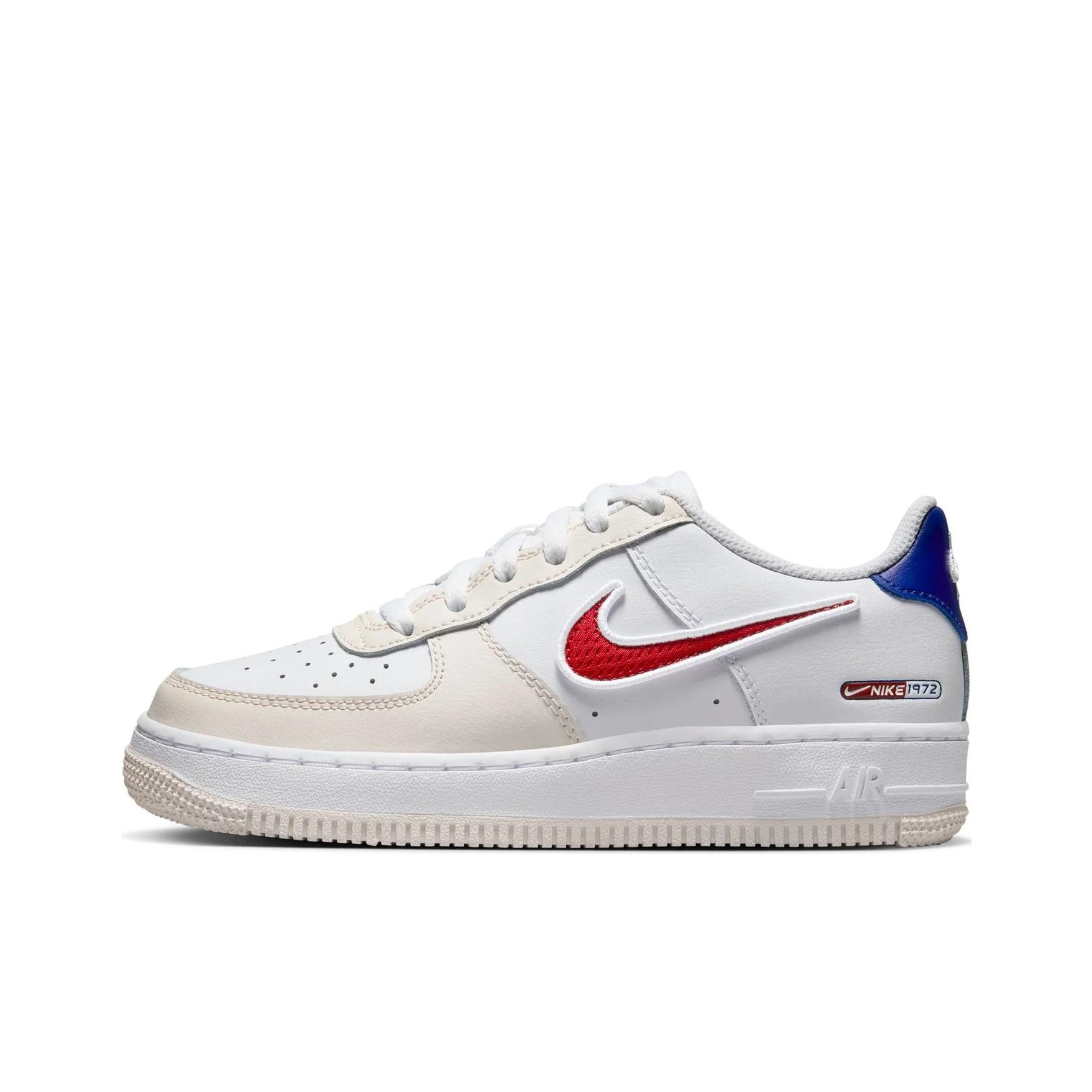 nike air force blue and red swoosh