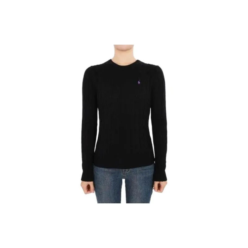 Polo Ralph Lauren Logo embroidered Cable knit Sweater-4