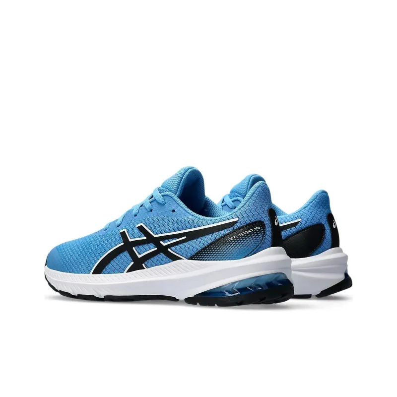 Asics GT 1000 12 Cushioning, Wear Resistant Low Top Kids' Running Shoes Blue Teenagers-3