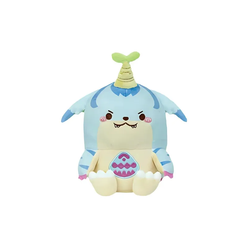 BANDAI Ichiban Digimon × Long Grass Face Dango Dolls Plush Doll 17cm Height-0