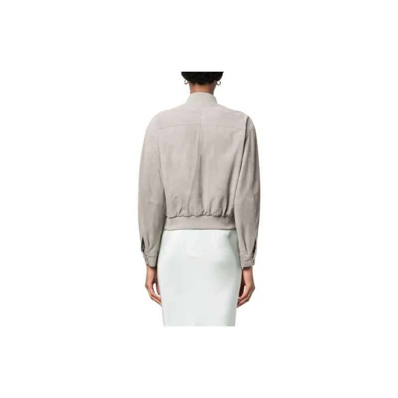 EMPORIO ARMANI Jackets Women's Light Gray-2