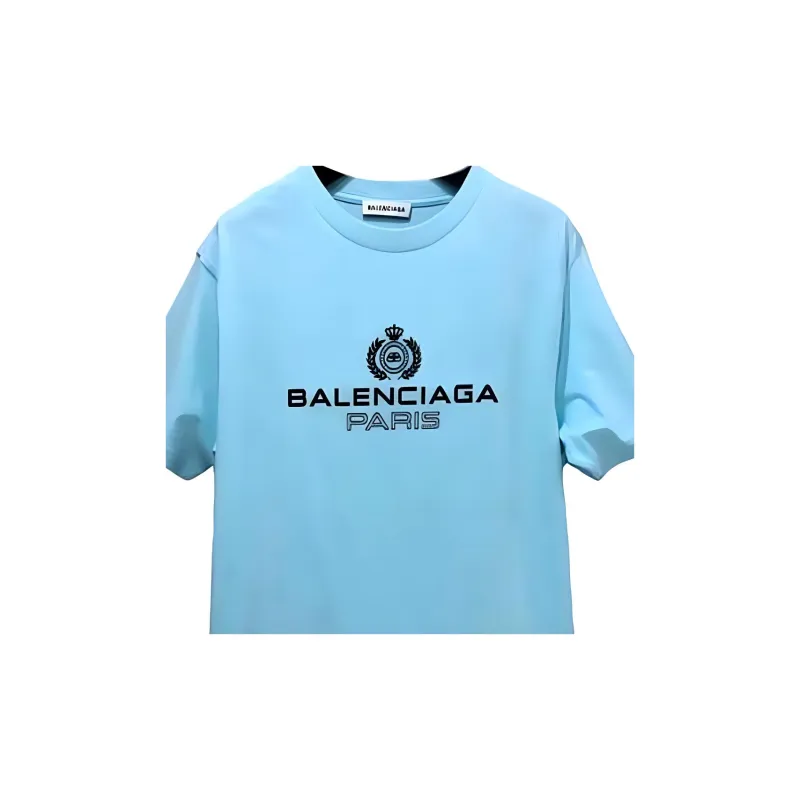 Balenciaga SS21 T Shirt Women's Blue-2