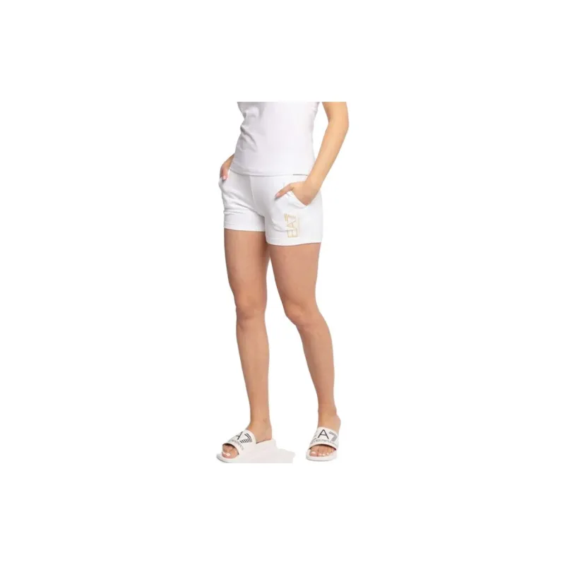 EMPORIO ARMANI EA7 Shorts Women's White-1