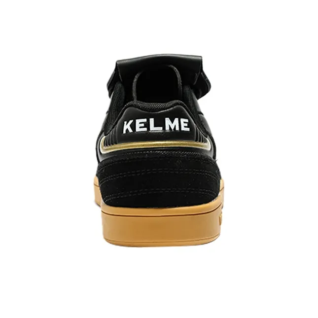 KELME Coverage Slip Resistant And Abrasion Resistant Low Top Skateboard Shoes Men's Black-3