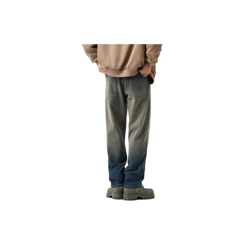 SONGS ALONG Jeans Unisex Dark Blue Vintage Pony-1
