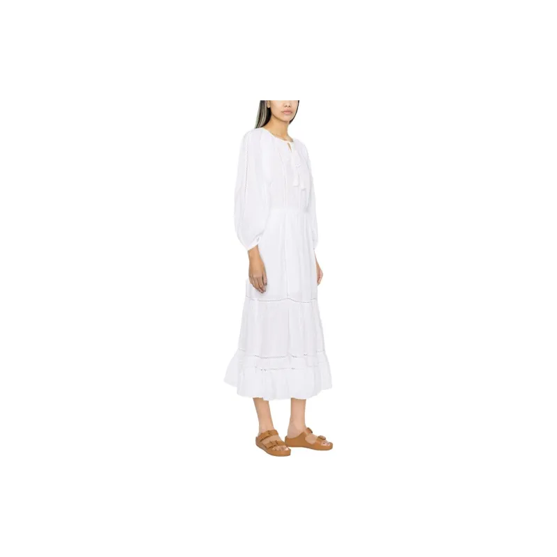 ISABEL MARANT ETOILE Latifa Flared Midi Dress-3