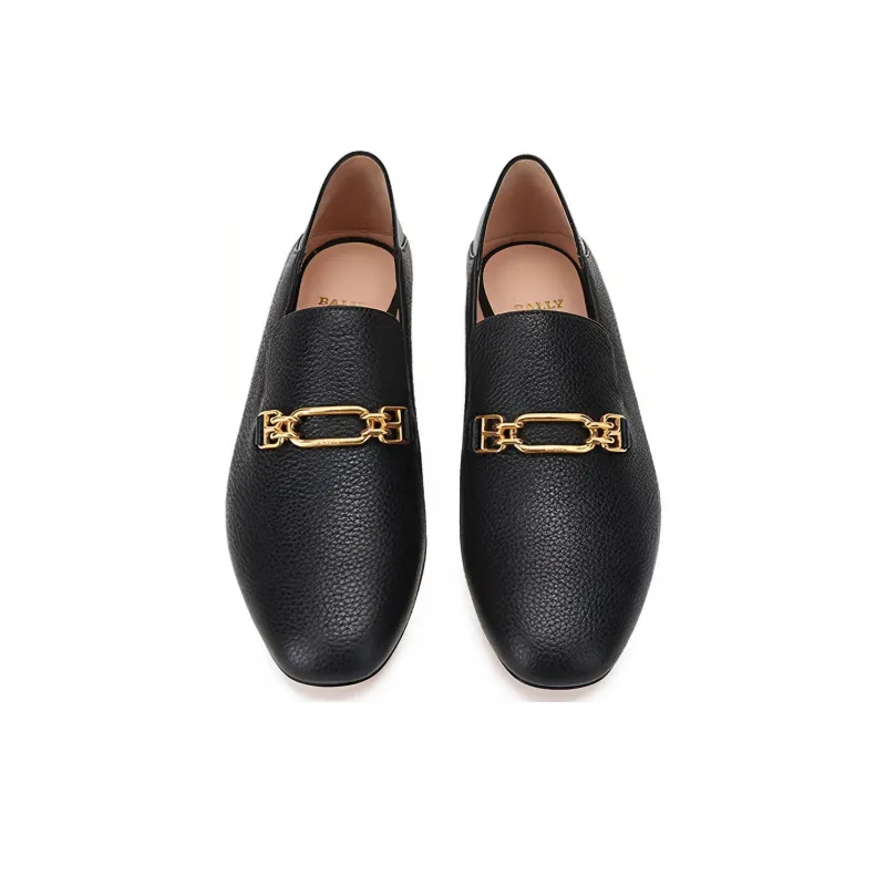 BALLY Casual Single Shoes Women's Black-3