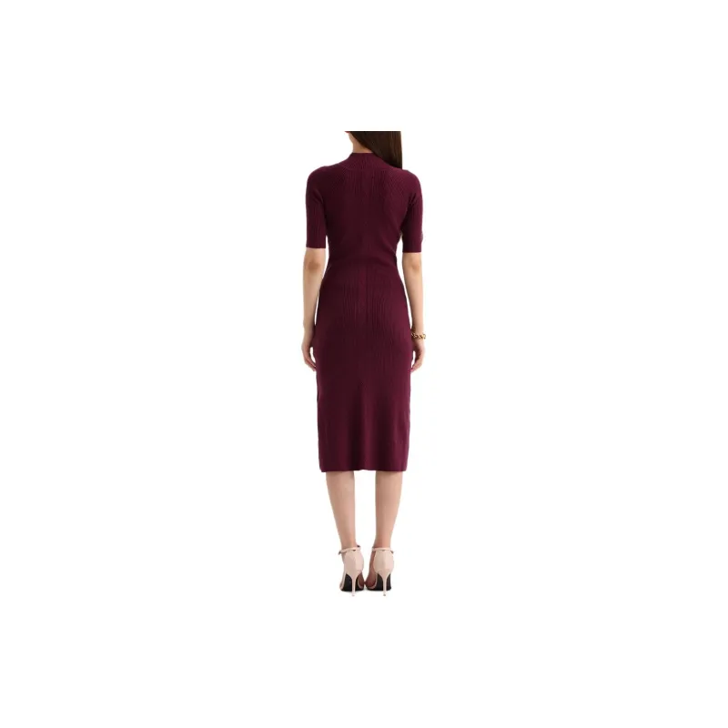 GUESS Short-Sleeved Dresses Women's Burgundy-2
