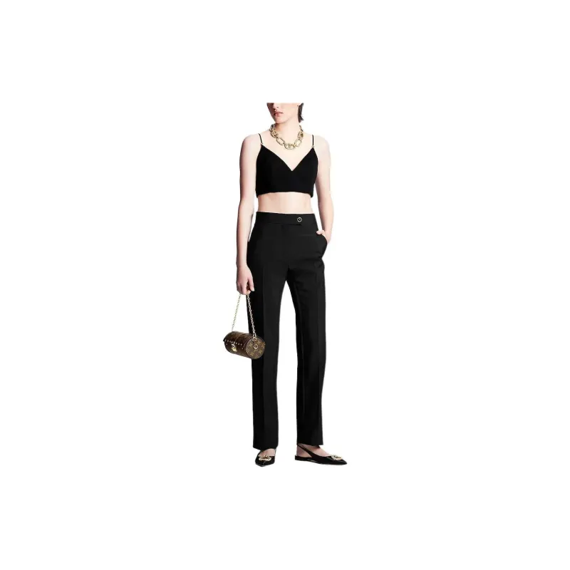 LOUIS VUITTON 1AC4DV Jewel Button Tuxedo Pants-1