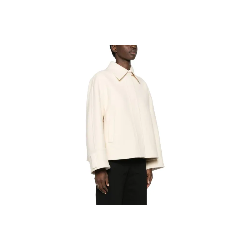 JIL SANDER Long Wide Sleeved Cropped Jacket-3
