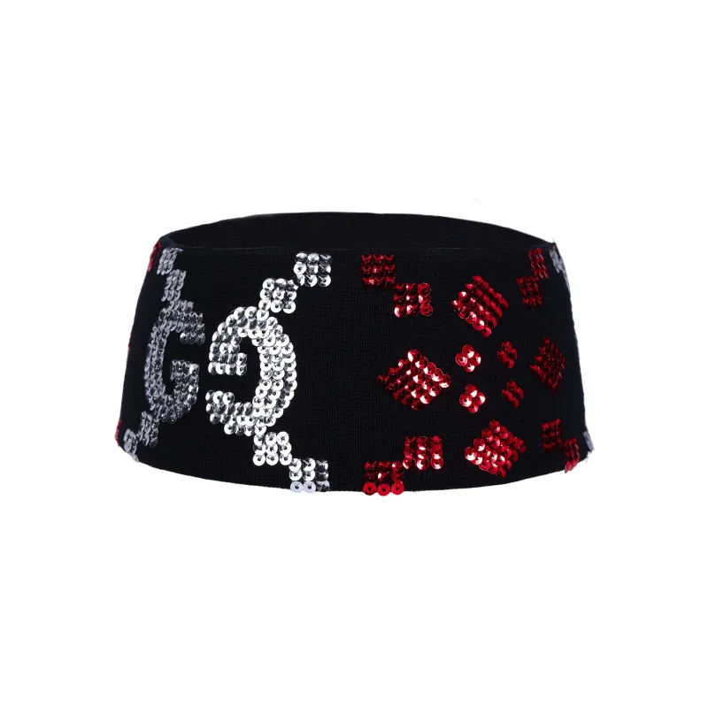 GUCCI Polyester Hair Clips Women's Black-2