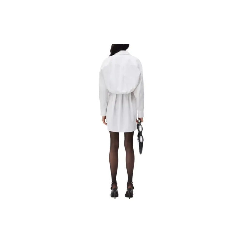 Alexander Wang SS24 Long-Sleeved Dresses Women's White-2