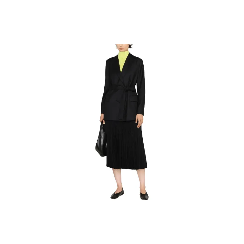THEORY Casual Long Skirts Women's Black-2