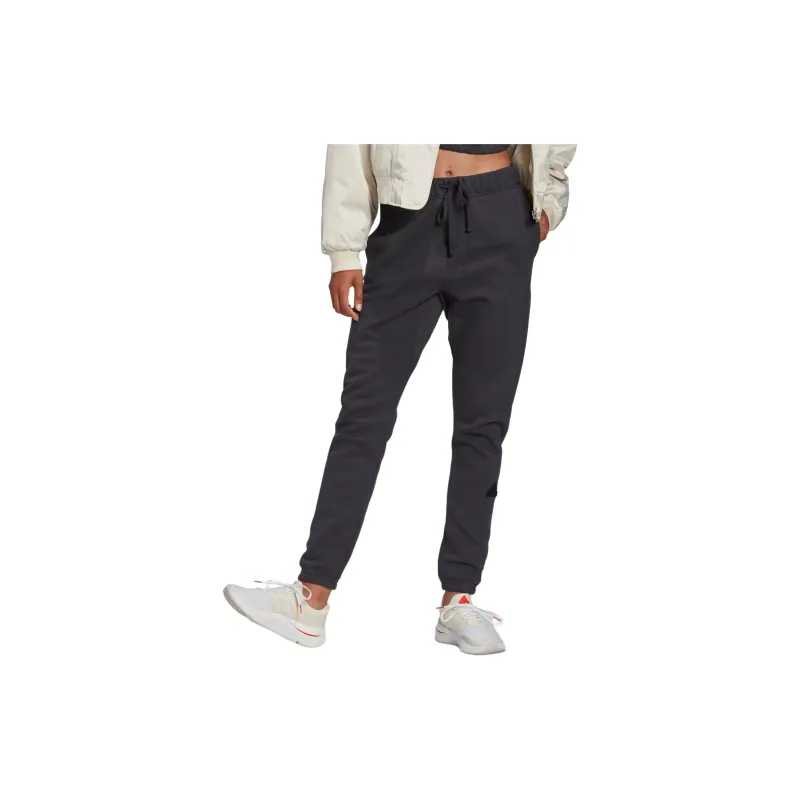 Adidas Knitted Sweatpants Women's Gray-3