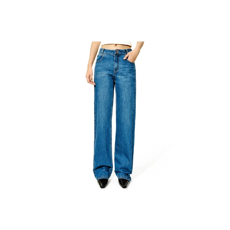CALVINLUO Jeans 005 Women's Blue-2